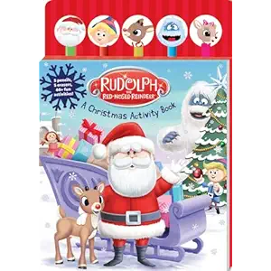 Rudolph the Red-Nosed Reindeer Pencil Toppers Book, 1 EA