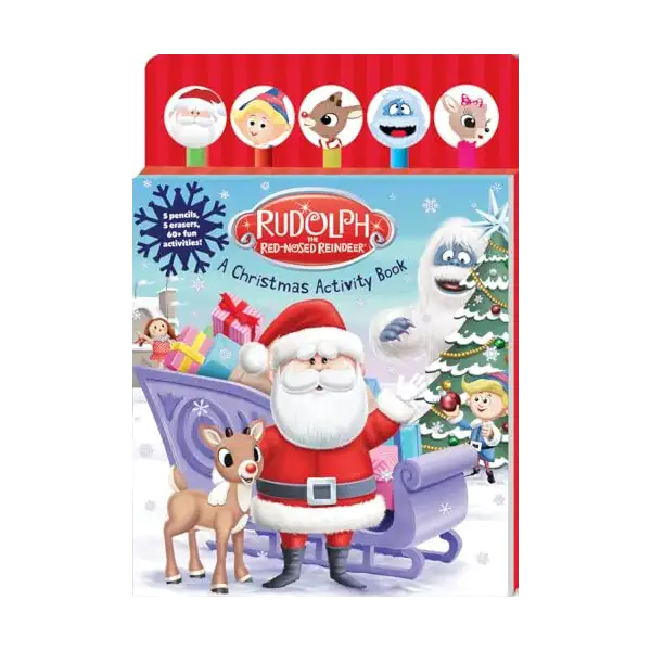 Rudolph the Red-Nosed Reindeer Pencil Toppers Book, 1 EA 1