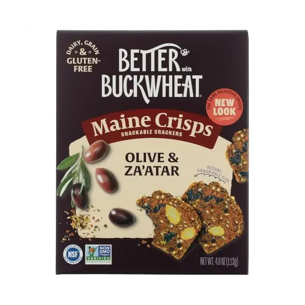 Olive & Za'atar Buckwheat Crackers, 4 OZ 1
