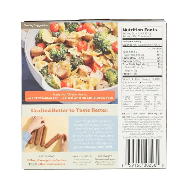 Smoked Gouda Chicken Sausage 2