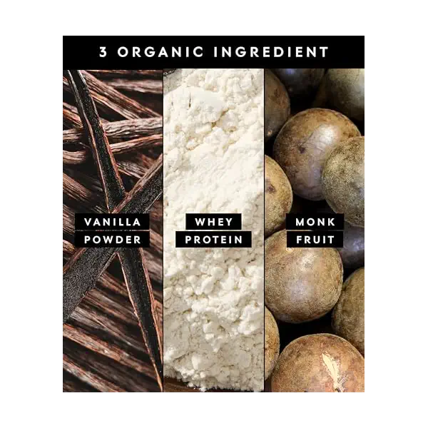 Organic Vanilla Whey Protein, 18.9 OZ 4