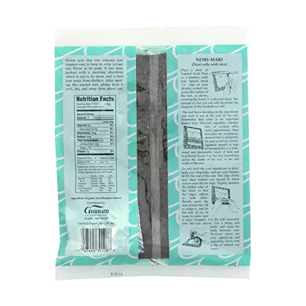 Organic Sushi Nori Seaweed 2