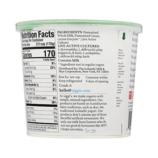 Lactose Free Plain Skyr, 24 OZ 2