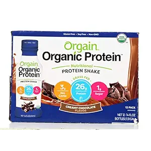 Organic Chocolate Fudge Protein Shake 12 Pack, 14 FZ