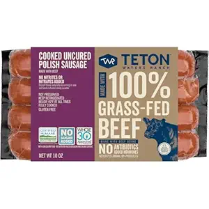 No Sugar Polish Grass Fed Beef Sausage, 10 OZ