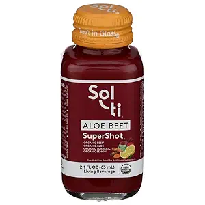 Organic Aloe Beet SuperShot, 2.1 FZ