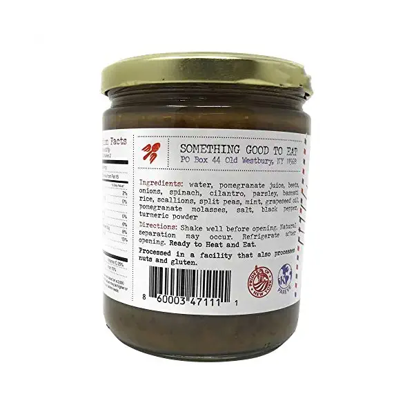 Pomegranate Beet with Basmati Rice Soup, 16 OZ 4