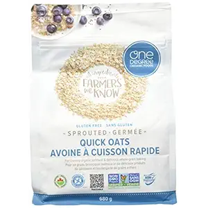 Organic Sprouted Quick Oats, 680 GR