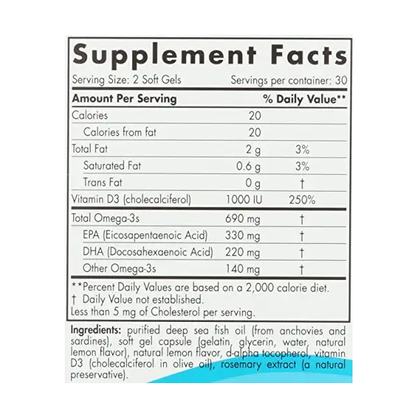 Omega 3 With Vit D Lemon 4