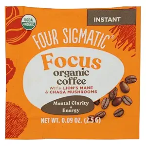 Organic Mushroom Coffee Mix with Lion's Mane, 0.09 OZ