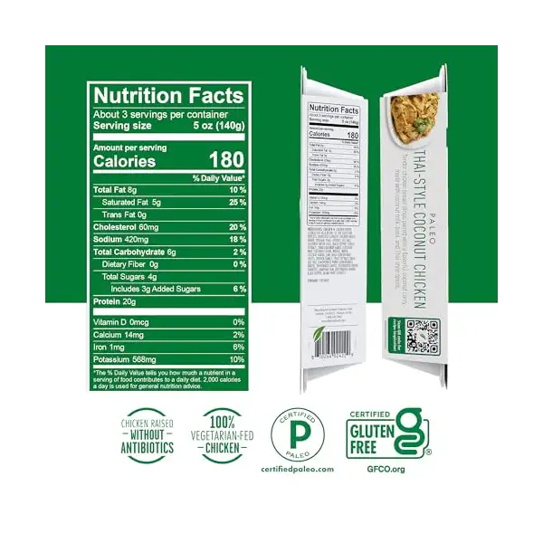 Thai Coconut Chicken Breast, 16 OZ 3