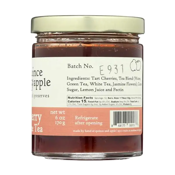 Tart Cherry And White Tea Preserve 7