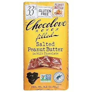 Salted Peanut Butter Milk Chocolate Bar, 90 GR
