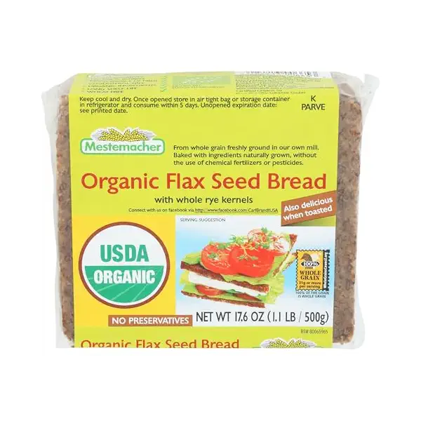 Organic Flax Seed Bread 1