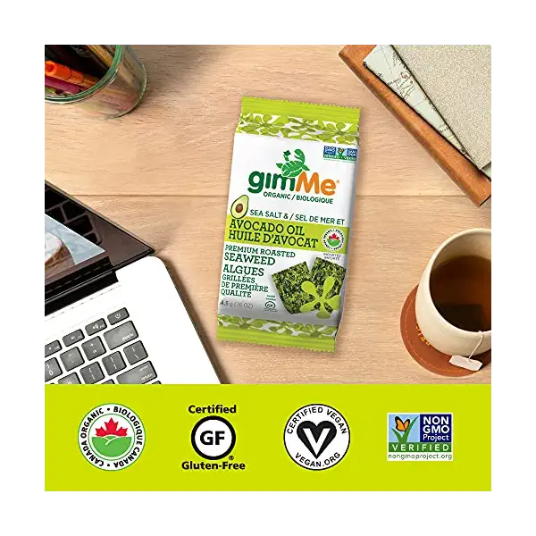 Organic Roasted Seaweed Sea Salt & Avocado Oil 4