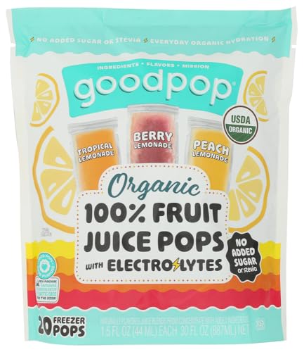 Organic Hydration Freezer Pops 20ct, 30 FZ