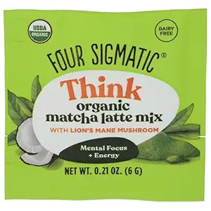 Organic Lion's Mane Matcha Latte Mix, 0.21 OZ