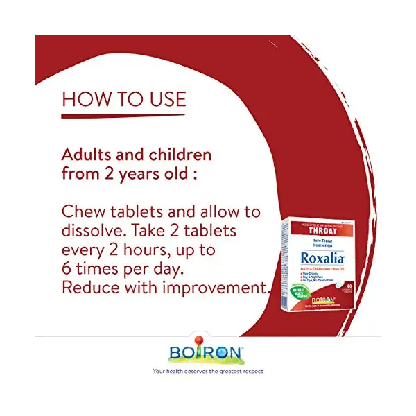 Sore Throat Hoarseness Chewables Roxalia 5