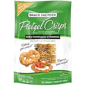 Garlic Parmesan Pretzel Crisps, 200 GR
