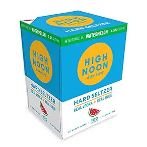 Watermelon Vodka Seltzer 4pk Cans, 12 FZ