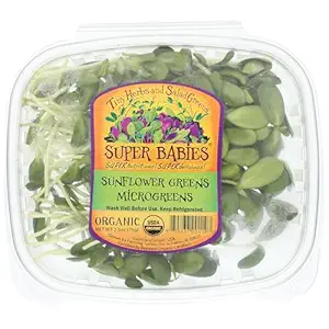 Organic Sunflower Microgreens, 2.5 OZ