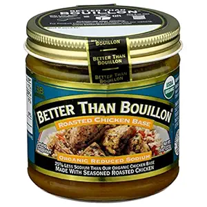 Organic Reduced Sodium Roasted Chicken Bouillon Base, 8 OZ
