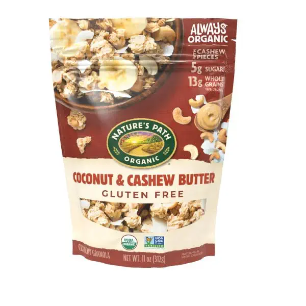 Organic Coconut & Cashew Butter Granola, 11 OZ 1