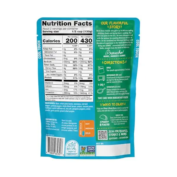 Pinto & Black Beans, 10 OZ 5