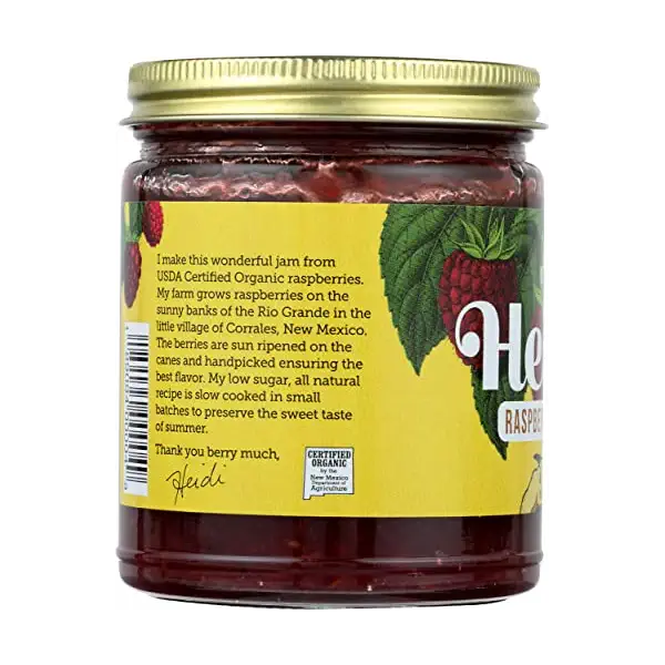 Organic Raspberry Ginger Jam Low-sugar Organic Raspberry Jam With Ginger 6