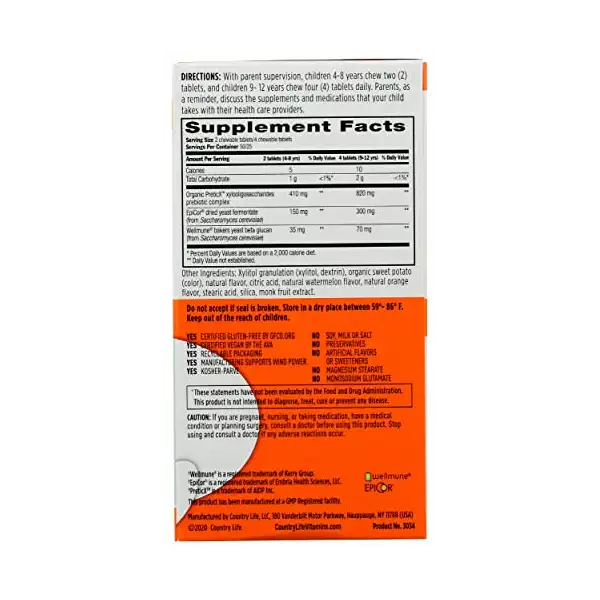 Kids Immune Balance Gut Connection, 100 CT 3