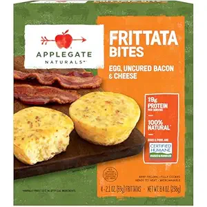 Egg, Uncured Bacon & Cheese Frittata Bites, 8.4 OZ