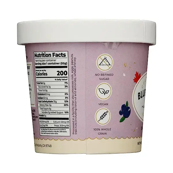 Cultivated Blueberry & Vermont Maple Oatmeal Cup 4