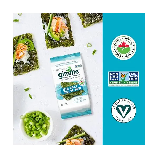 Organic Roasted Sea Salt Seaweed 3