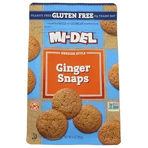 Gluten Free Ginger Snaps, 8 OZ