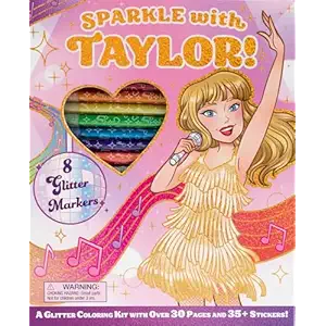 Sparkle With Taylor! A Glitter Coloring Kit, 1 EA