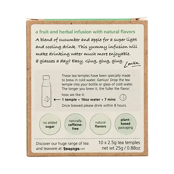 Cucumber & Apple Cold Brew Tea, 10 CT 2