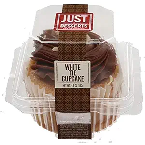 White Tie Frosted Cupcake, 4.6 OZ
