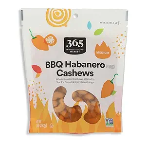 BBQ Habanero Flavored Cashews, 10 OZ