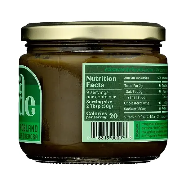 Poblano Salsa Cremosa, 10.3 OZ 6