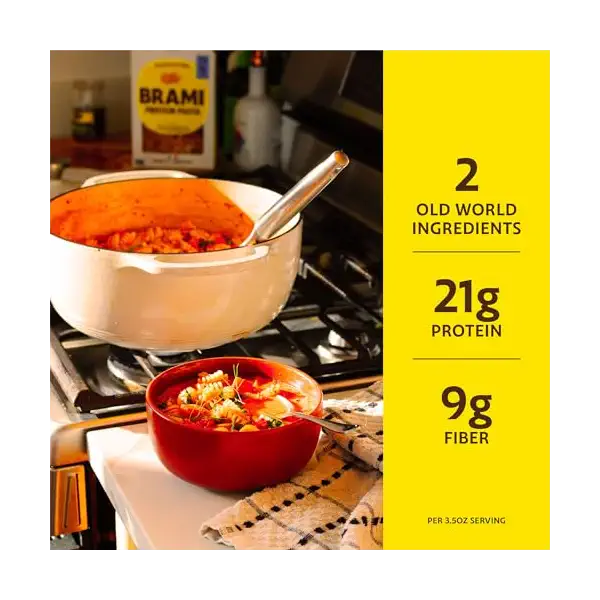 Semolina Lupini Radiatori Pasta, 12 OZ 3