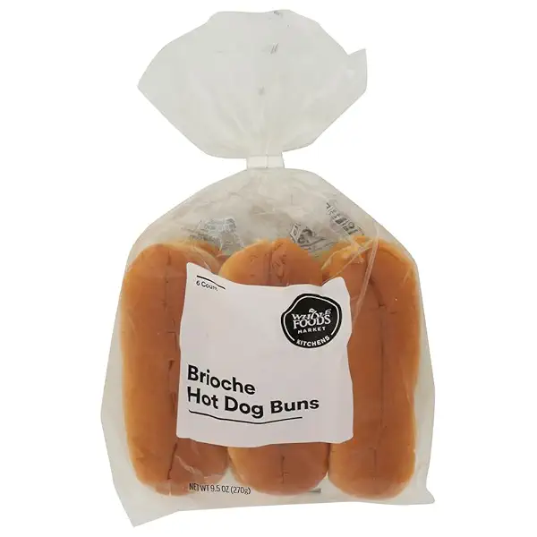 Brioche Hot Dog Buns, 9.52 OZ 2