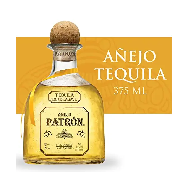 Patron Anejo Tequila, 375 ml Bottle 2