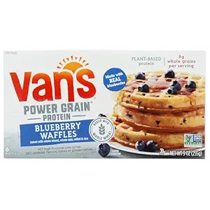 Blueberry Plant Based Protein Waffles, 9 OZ