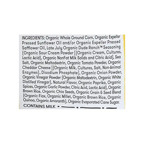 Organic Dude Ranch Tortilla Chip, 5.5 OZ 4