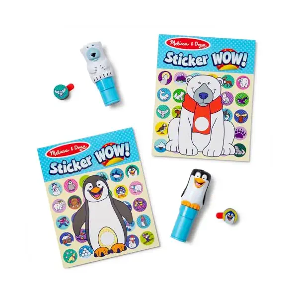 Sticker WOW! Deluxe Set - Penguin & Polar Bear Book, 1 EA 1