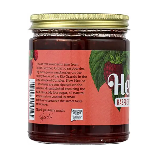 Organic Raspberry Red Chile Jam Low-sugar Organic Raspberry Jam Withchile 6
