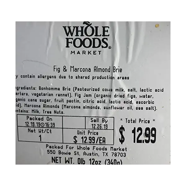 Fig & Marcona Almond Brie 2
