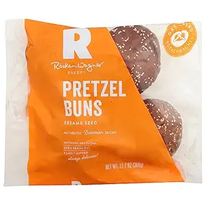 Sesame Seed Pretzel Bun 4 Count, 12.7 OZ
