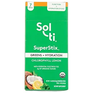 Organic Chlorophyll Lemon Hydration Plus Greens 7ct, 0.2 OZ
