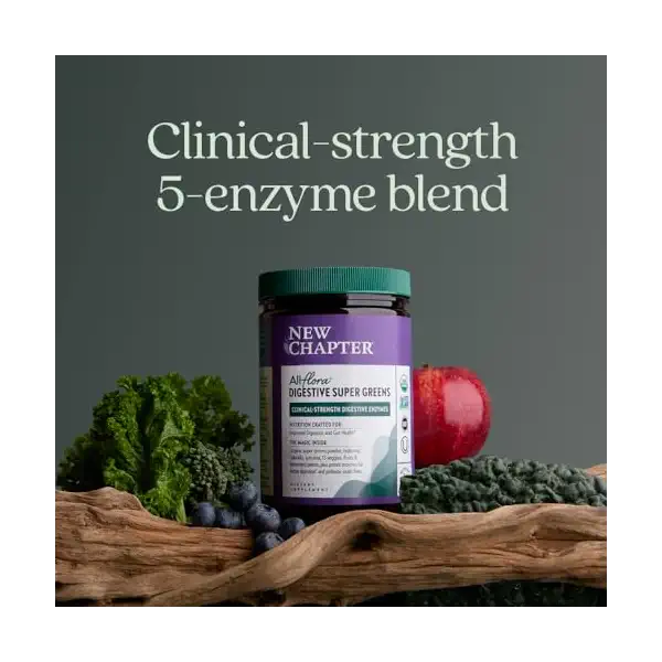 Organic All Flora Digestive Super Greens, 7.4 OZ 4